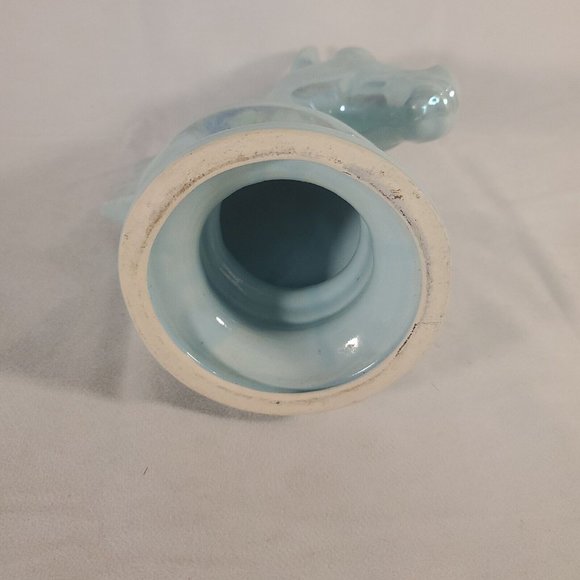 Iridescent Blue Horse Head Bust Sculpture Statue Art Home Decor Chess Bedroom - Picture 7 of 16